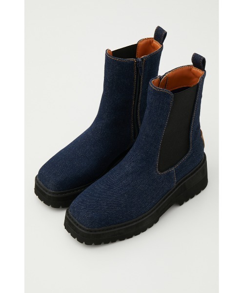 RODEO CROWNS WIDE BOWL（ロデオクラウンズワイドボウル）の「SIDE GORE SHORT BOOTS 2（ブーツ・レディース・ホワイト/ダークブルー・SMALL/LARGE/MEDIUM）」の16枚目の写真