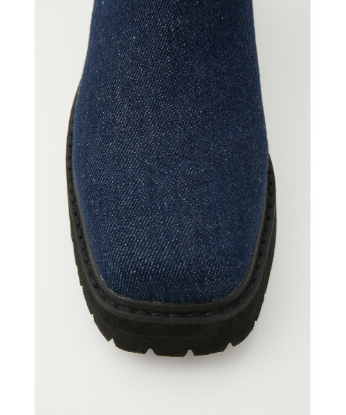 RODEO CROWNS WIDE BOWL（ロデオクラウンズワイドボウル）の「SIDE GORE SHORT BOOTS 2（ブーツ・レディース・ホワイト/ダークブルー・SMALL/LARGE/MEDIUM）」の9枚目の写真