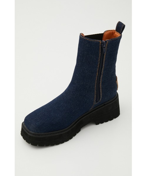 RODEO CROWNS WIDE BOWL（ロデオクラウンズワイドボウル）の「SIDE GORE SHORT BOOTS 2（ブーツ・レディース・ホワイト/ダークブルー・SMALL/LARGE/MEDIUM）」の14枚目の写真