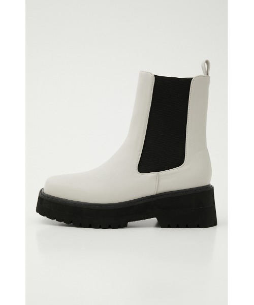 RODEO CROWNS WIDE BOWL（ロデオクラウンズワイドボウル）の「SIDE GORE SHORT BOOTS 2（ブーツ・レディース・ホワイト/ダークブルー・SMALL/LARGE/MEDIUM）」の12枚目の写真