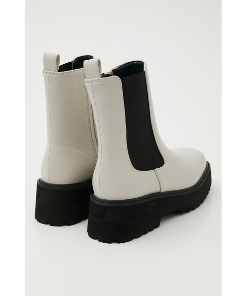 RODEO CROWNS WIDE BOWL（ロデオクラウンズワイドボウル）の「SIDE GORE SHORT BOOTS 2（ブーツ・レディース・ホワイト/ダークブルー・SMALL/LARGE/MEDIUM）」の4枚目の写真