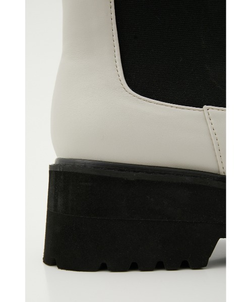 RODEO CROWNS WIDE BOWL（ロデオクラウンズワイドボウル）の「SIDE GORE SHORT BOOTS 2（ブーツ・レディース・ホワイト/ダークブルー・SMALL/LARGE/MEDIUM）」の10枚目の写真