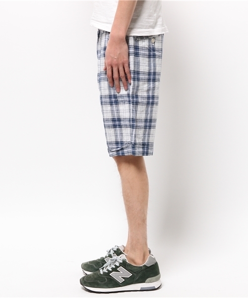OUTLET（アウトレット）の「【CIAOPANIC TYPY】麻ショーツ（その他パンツ・メンズ・チェック・LARGE/MEDIUM）」の6枚目の写真