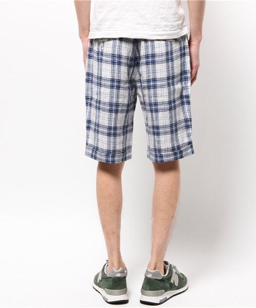 OUTLET（アウトレット）の「【CIAOPANIC TYPY】麻ショーツ（その他パンツ・メンズ・チェック・LARGE/MEDIUM）」の7枚目の写真
