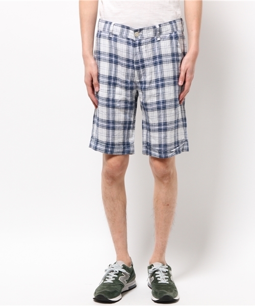 OUTLET（アウトレット）の「【CIAOPANIC TYPY】麻ショーツ（その他パンツ・メンズ・チェック・LARGE/MEDIUM）」の8枚目の写真