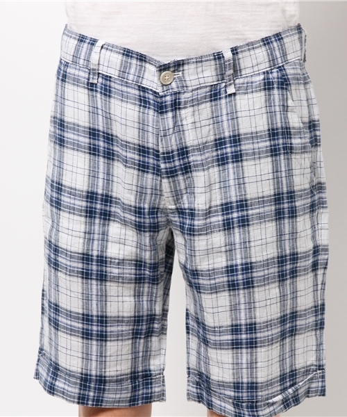OUTLET（アウトレット）の「【CIAOPANIC TYPY】麻ショーツ（その他パンツ・メンズ・チェック・LARGE/MEDIUM）」の9枚目の写真