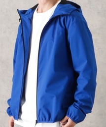 【撥水 防風 ストレッチ 防花粉】NAVY オールウェザー裏メッシュパーカー アウター