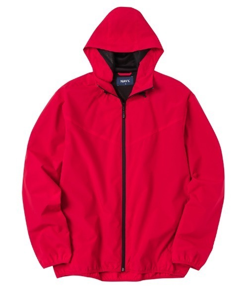 NAVY（ネイビー）の「【撥水 防風 ストレッチ 防花粉】NAVY オールウェザー裏メッシュパーカー アウター（パーカー・メンズ・レッド/イエロー/ベージュ/ブラック/ブルーグリーン/ブルー/ネイビー・L/M）」の15枚目の写真
