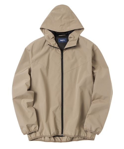 NAVY（ネイビー）の「【撥水 防風 ストレッチ 防花粉】NAVY オールウェザー裏メッシュパーカー アウター（パーカー・メンズ・レッド/イエロー/ベージュ/ブラック/ブルーグリーン/ブルー/ネイビー・L/M）」の10枚目の写真
