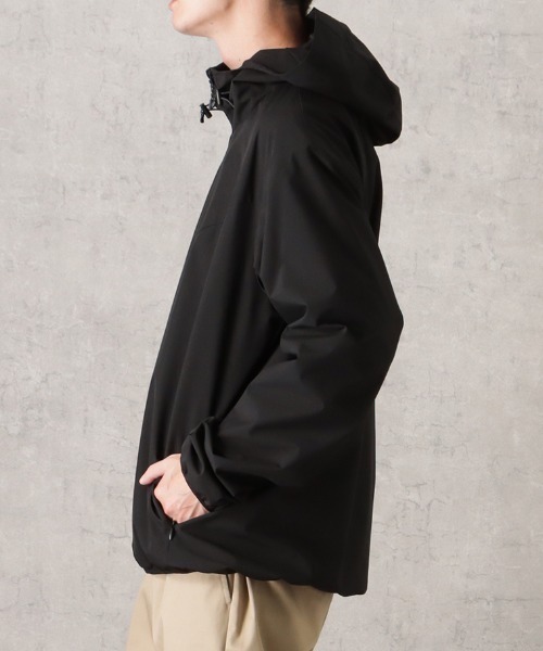 NAVY（ネイビー）の「【撥水 防風 ストレッチ 防花粉】NAVY オールウェザー裏メッシュパーカー アウター（パーカー・メンズ・レッド/イエロー/ベージュ/ブラック/ブルーグリーン/ブルー/ネイビー・L/M）」の12枚目の写真