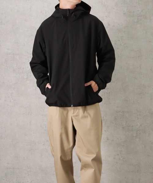 NAVY（ネイビー）の「【撥水 防風 ストレッチ 防花粉】NAVY オールウェザー裏メッシュパーカー アウター（パーカー・メンズ・レッド/イエロー/ベージュ/ブラック/ブルーグリーン/ブルー/ネイビー・L/M）」の11枚目の写真