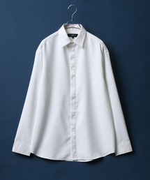ANPAS Twill Fabric Oversize Jacquard Separated Shirt/ANPAS 別注 ツイル オーバーサイズ ジャガード クレリックシャツ