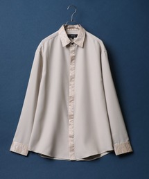 ANPAS | ANPAS Twill Fabric Oversize Jacquard Separated Shirt/ANPAS 別注 ツイル オーバーサイズ ジャガード クレリックシャツ(シャツ/ブラウス)