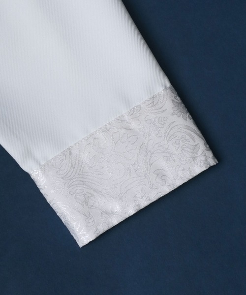 ANPAS(アンパス)の「ANPAS Twill Fabric Oversize Jacquard Separated Shirt/ANPAS 別注 ツイル オーバーサイズ ジャガード クレリックシャツ(シャツ/ブラウス・メンズ・ホワイト/ライトグレー/ワイン/グレイッシュベージュ/ブラック・M/L)」の12枚目の写真