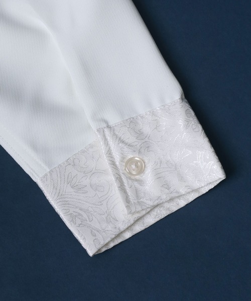 ANPAS(アンパス)の「ANPAS Twill Fabric Oversize Jacquard Separated Shirt/ANPAS 別注 ツイル オーバーサイズ ジャガード クレリックシャツ(シャツ/ブラウス・メンズ・ホワイト/ライトグレー/ワイン/グレイッシュベージュ/ブラック・M/L)」の13枚目の写真