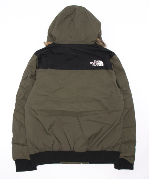 アウターのみ ノースフェイス ファー付きマウンテンパーカー ロゴ刺繍 カーキ M THE NORTH FACE（ザノースフェイス）の「ザノースフェイス ファー