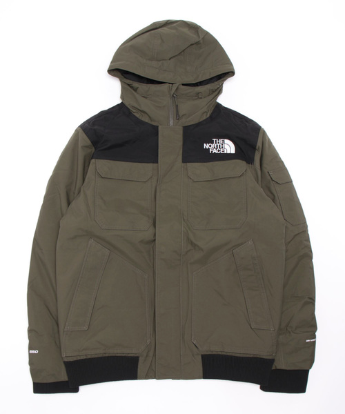 アウターのみ ノースフェイス ファー付きマウンテンパーカー ロゴ刺繍 カーキ M THE NORTH FACE（ザノースフェイス）の「ザノースフェイス ファー