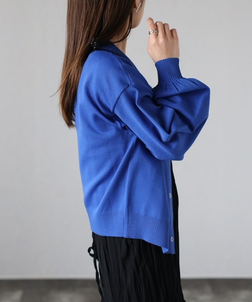 sakishimatokyo（サキシマトーキョー）の「リングドットカーディガン（カーディガン/ボレロ・レディース・ピンク/ブルー/アイボリー/ブラック・FREE）」の6枚目の写真