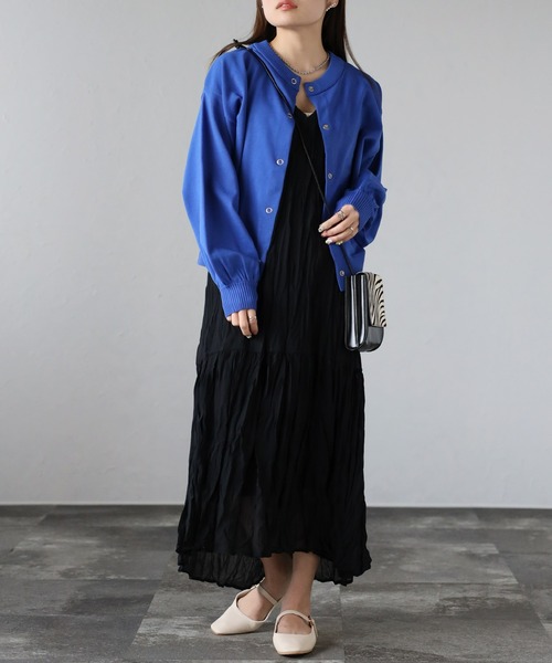 sakishimatokyo（サキシマトーキョー）の「リングドットカーディガン（カーディガン/ボレロ・レディース・ピンク/ブルー/アイボリー/ブラック・FREE）」の9枚目の写真