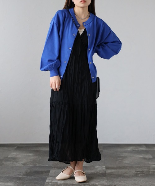 sakishimatokyo（サキシマトーキョー）の「リングドットカーディガン（カーディガン/ボレロ・レディース・ピンク/ブルー/アイボリー/ブラック・FREE）」の8枚目の写真