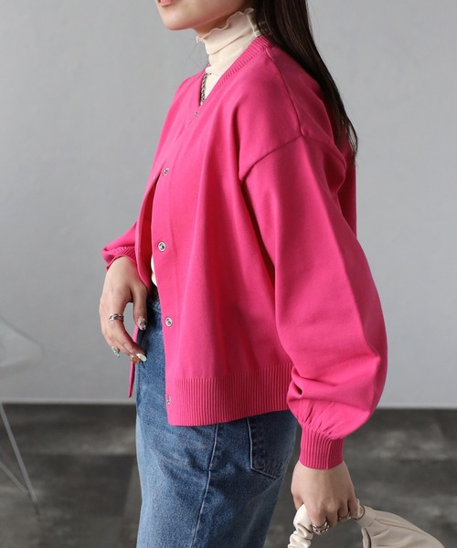 sakishimatokyo（サキシマトーキョー）の「リングドットカーディガン（カーディガン/ボレロ・レディース・ピンク/ブルー/アイボリー/ブラック・FREE）」の22枚目の写真