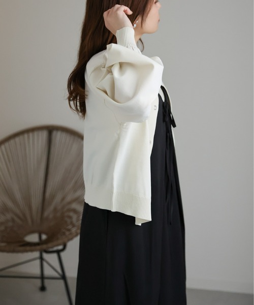 セール】リングドットカーディガン（カーディガン/ボレロ