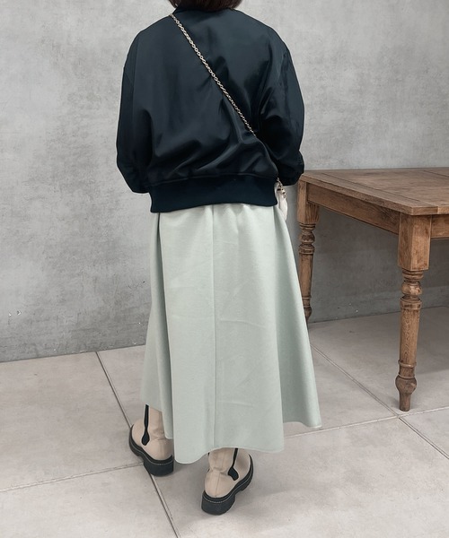 大人カジュアルに最適ボリューム袖MA-1