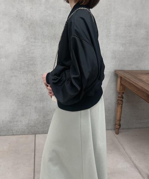 大人カジュアルに最適ボリューム袖MA-1