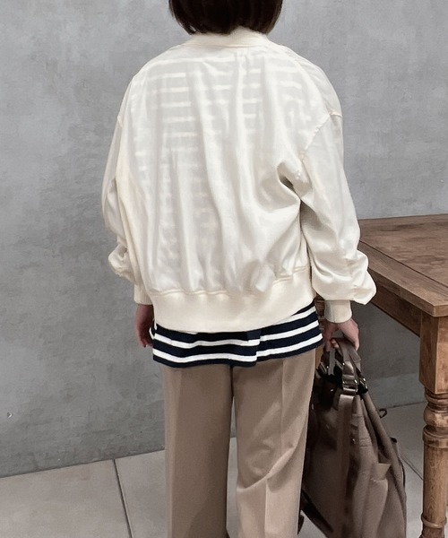 大人カジュアルに最適ボリューム袖MA-1