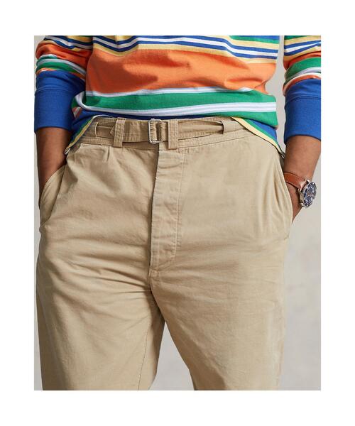 POLO RALPH LAUREN（ポロ ラルフ ローレン）の「プリーテッド バギー フィット キャンバス パンツ（その他パンツ・メンズ・ブラウン系5・28/30/29/32/30/30/30/32/31/32/32/30/32/32/33/32/34/32/36/32/38/32/40/32/42/32/34/30/34/34）」の2枚目の写真