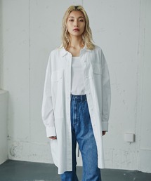 (GENE HEAVENS)バックオープンシャツワンピース