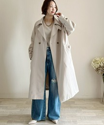 ECRIRE | 【陽コラボ】サイドスリットトレンチコート(トレンチコート)