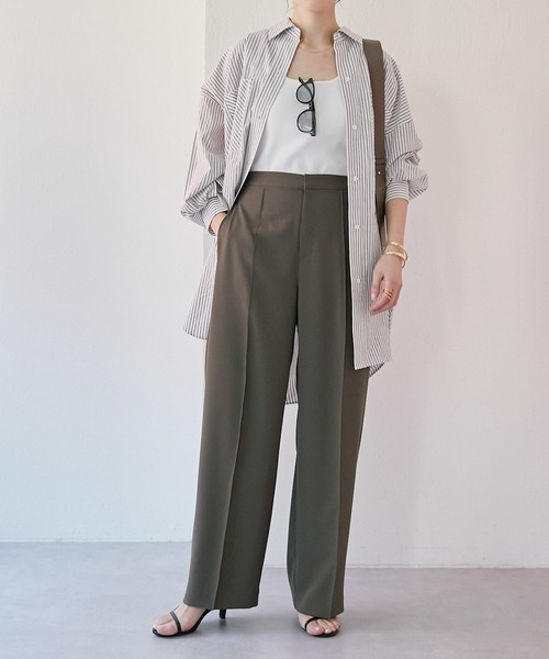 COLLAGE GALLARDAGALANTE（コラージュガリャルダガランテ）の「ニットタンク（タンクトップ・レディース・ブラック/ホワイト・FREE）」の3枚目の写真