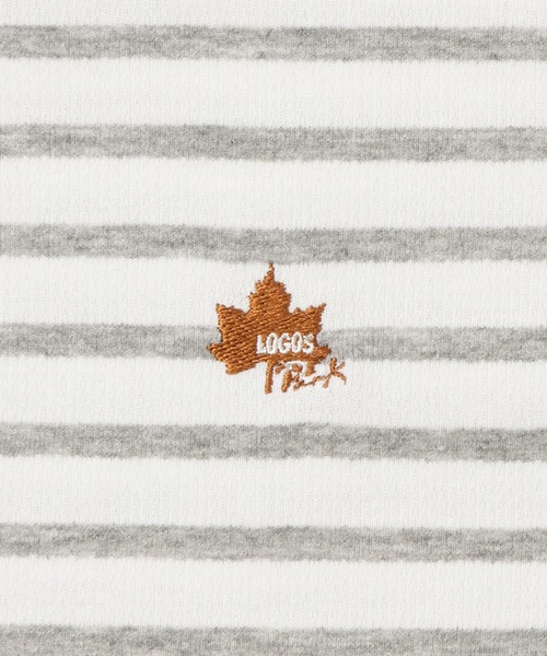 LOGOS(ロゴス)の「LOGOS PARK ロゴス パ―ク ボーダーロングスリーブTシャツ(Tシャツ/カットソー・レディース・ネイビー/グレー/レッド/マスタード・M/L)」の13枚目の写真