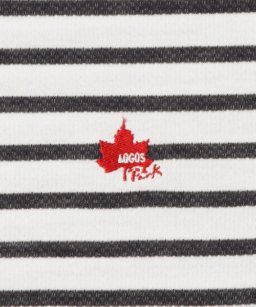 LOGOS(ロゴス)の「LOGOS PARK ロゴス パ―ク ボーダーロングスリーブTシャツ(Tシャツ/カットソー・レディース・ネイビー/グレー/レッド/マスタード・M/L)」の8枚目の写真