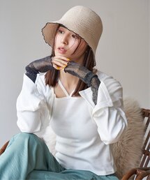 リブボレロ風トップス