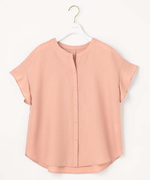 【セットアップ可】スムージーポリエステルブラウス