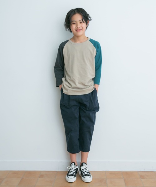 URBAN RESEARCH DOORS（アーバンリサーチドアーズ）の「7分袖クレイジーカラーポンチTシャツ(KIDS)（Tシャツ/カットソー・キッズ・オレンジ系その他/ブラック系その他・120/135/105/150）」の3枚目の写真