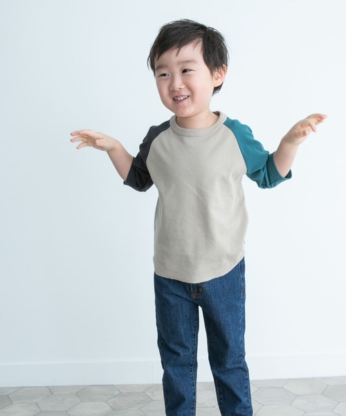 URBAN RESEARCH DOORS（アーバンリサーチドアーズ）の「7分袖クレイジーカラーポンチTシャツ(KIDS)（Tシャツ/カットソー・キッズ・オレンジ系その他/ブラック系その他・120/135/105/150）」の10枚目の写真