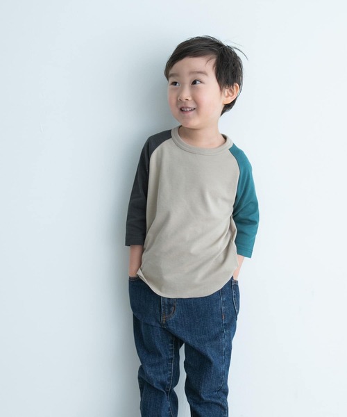 URBAN RESEARCH DOORS（アーバンリサーチドアーズ）の「7分袖クレイジーカラーポンチTシャツ(KIDS)（Tシャツ/カットソー・キッズ・オレンジ系その他/ブラック系その他・120/135/105/150）」の11枚目の写真