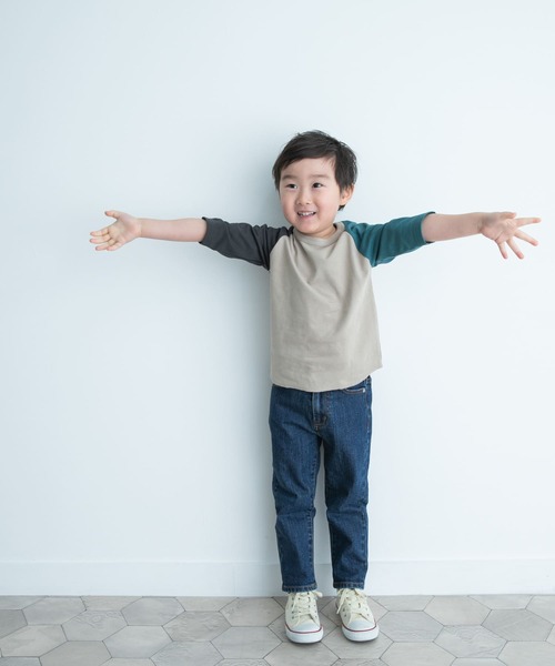 URBAN RESEARCH DOORS（アーバンリサーチドアーズ）の「7分袖クレイジーカラーポンチTシャツ(KIDS)（Tシャツ/カットソー・キッズ・オレンジ系その他/ブラック系その他・120/135/105/150）」の12枚目の写真