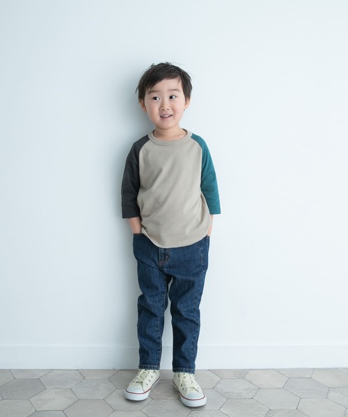 URBAN RESEARCH DOORS（アーバンリサーチドアーズ）の「7分袖クレイジーカラーポンチTシャツ(KIDS)（Tシャツ/カットソー・キッズ・オレンジ系その他/ブラック系その他・120/135/105/150）」の14枚目の写真