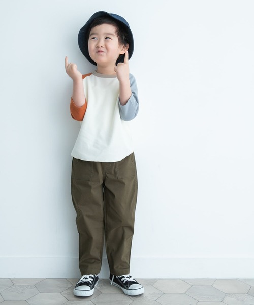 URBAN RESEARCH DOORS（アーバンリサーチドアーズ）の「7分袖クレイジーカラーポンチTシャツ(KIDS)（Tシャツ/カットソー・キッズ・オレンジ系その他/ブラック系その他・120/135/105/150）」の17枚目の写真