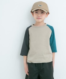 7分袖クレイジーカラーポンチTシャツ(KIDS)