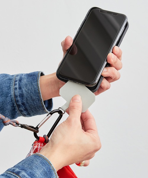 BIRTHDAY BAR（バースデイバー）の「パラコード編み込み スマホショルダーストラップ（スマホグッズ・レディース・ブラック/カーキ/ターコイズブルー/オレンジ・フリー）」の12枚目の写真