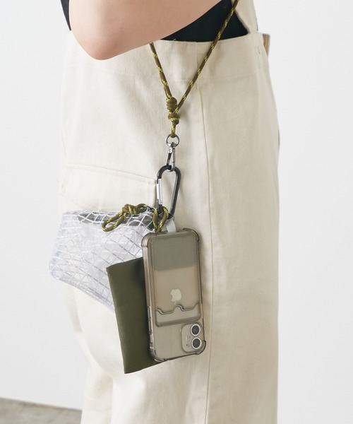 BIRTHDAY BAR（バースデイバー）の「パラコード編み込み スマホショルダーストラップ（スマホグッズ・レディース・ブラック/カーキ/ターコイズブルー/オレンジ・フリー）」の17枚目の写真