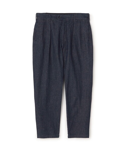 Engineered Garments(エンジニアードガーメンツ)の「■ENGINEERED GARMENTS Carlyle Pant 1プリーツパンツ(デニムパンツ・メンズ・ダークブルー・M)」の1枚目の写真