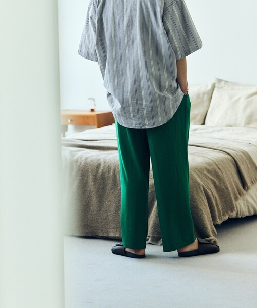 【タグ付✨】バスコネスト　リネン　クラリパンツ タグ付✨】バスコネスト リネン クラリパンツ タグ付✨】バス