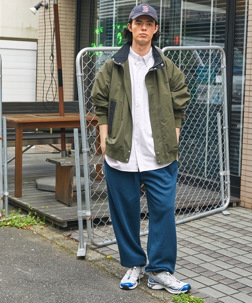 BARK MANHATTAN（バークマンハッタン）の「ビックシルエットオックスフォードボタンダウン半袖シャツ（シャツ/ブラウス・メンズ・ホワイト/グリーン系/ブラック系/ネイビー系/グレー系・L/M）」の19枚目の写真