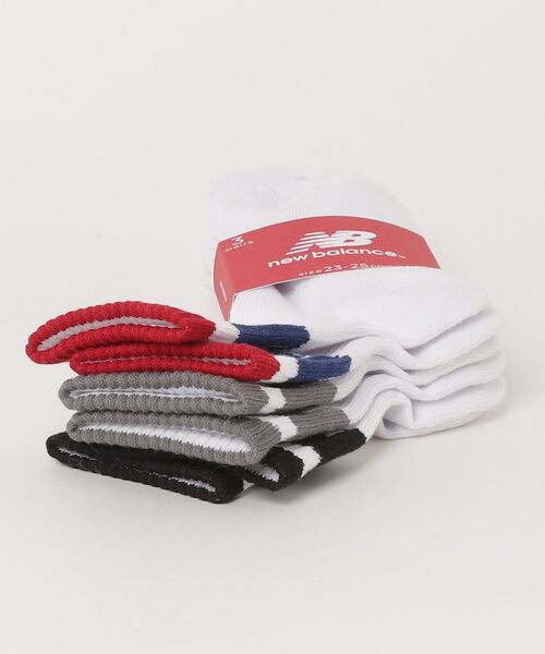 NEW BALANCE（ニューバランス）の「ライン3Pソックス（ソックス/靴下・メンズ・その他1・MEDIUM/LARGE/X-LARGE）」の2枚目の写真